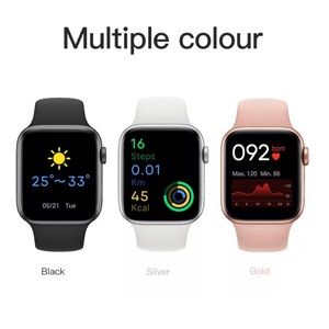 2022 New stylish Smartwatch T 500 Plus series 7 Waterproof Gold,Black,Silver.